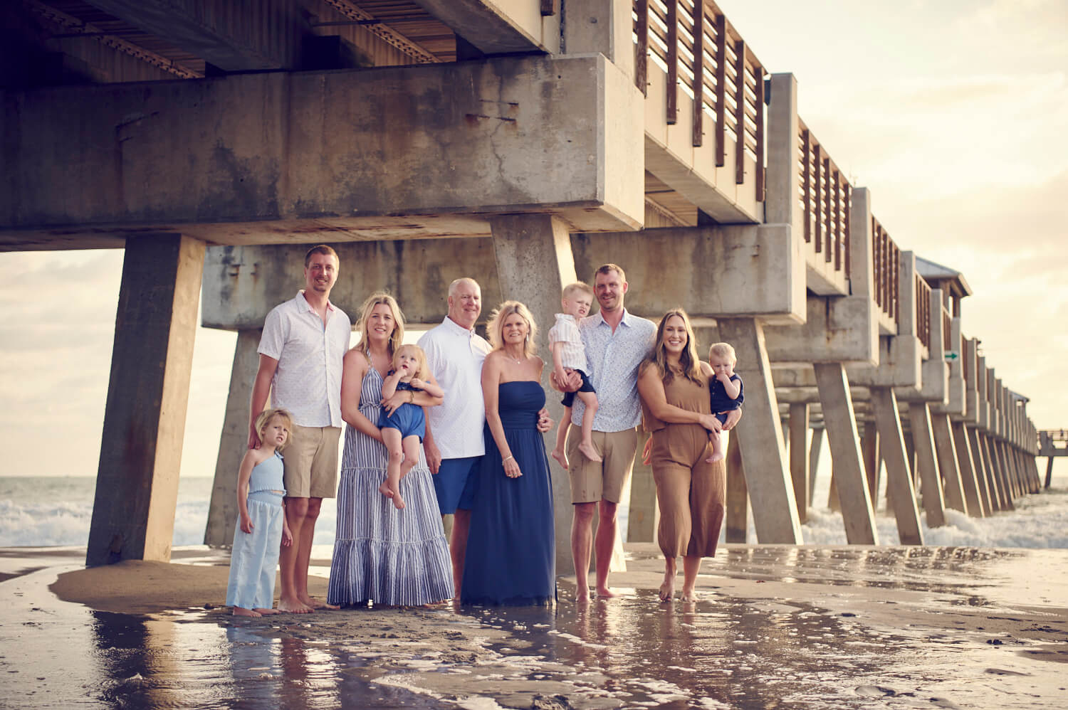 Juno Beach Pier Family Photo Session