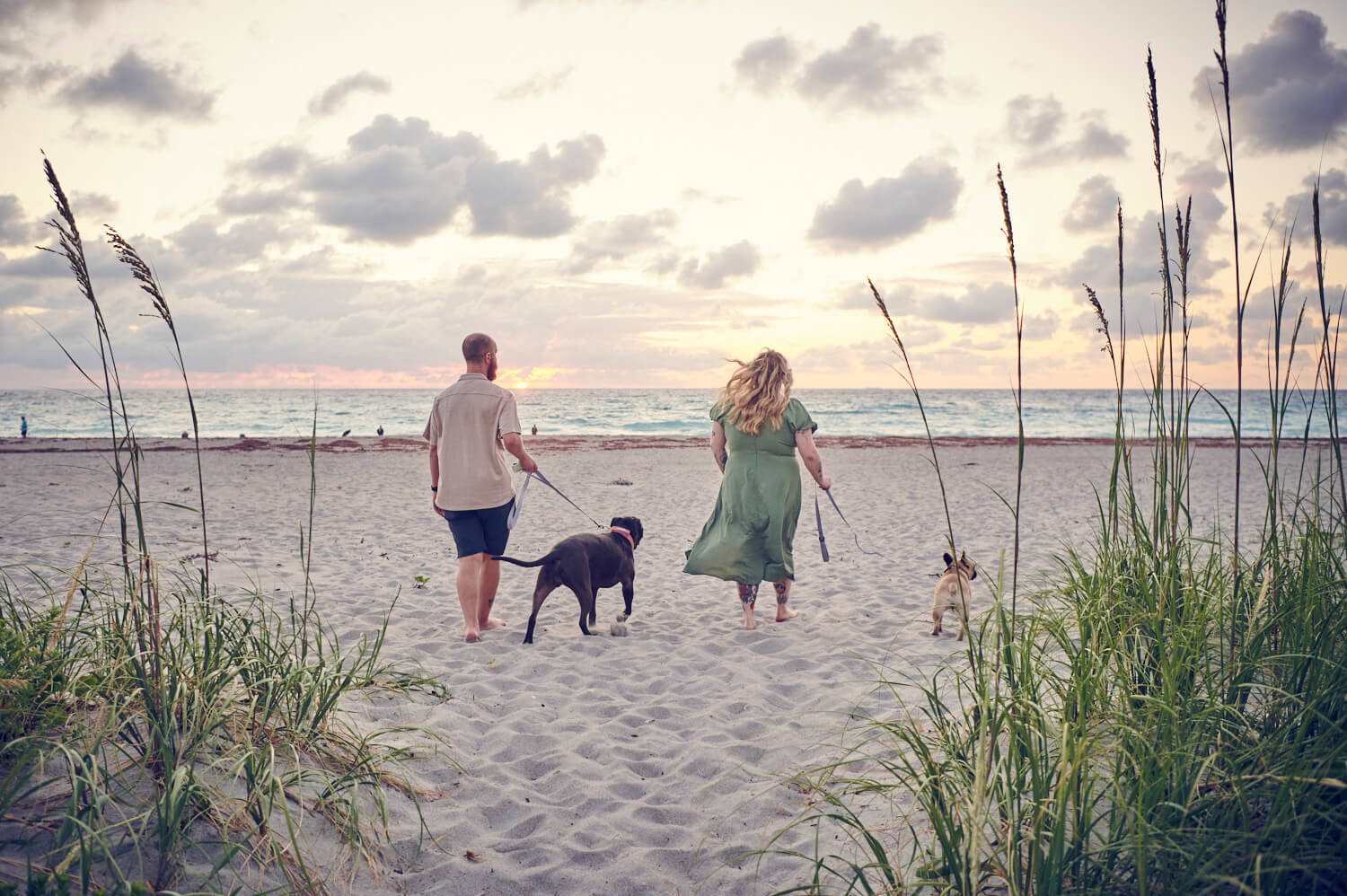 Jupiter Beach Photoshoot with Dogs