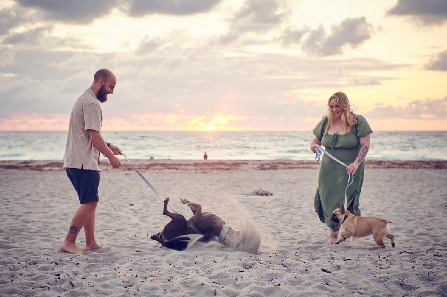 Jupiter Beach Photoshoot with Dogs