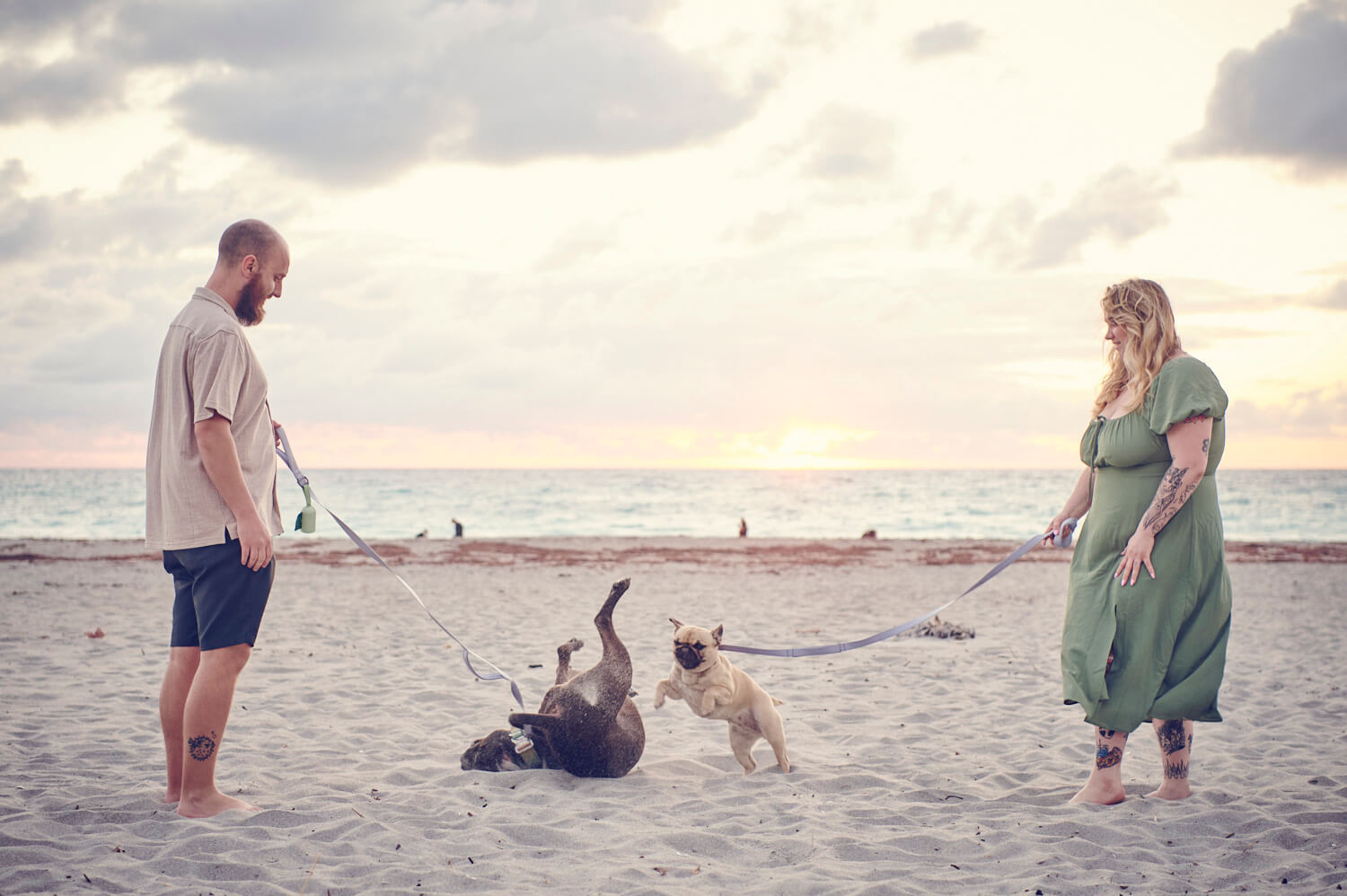 Jupiter Beach Photoshoot with Dogs