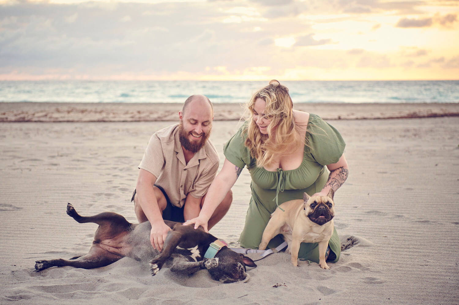 Jupiter Beach Photoshoot with Dogs