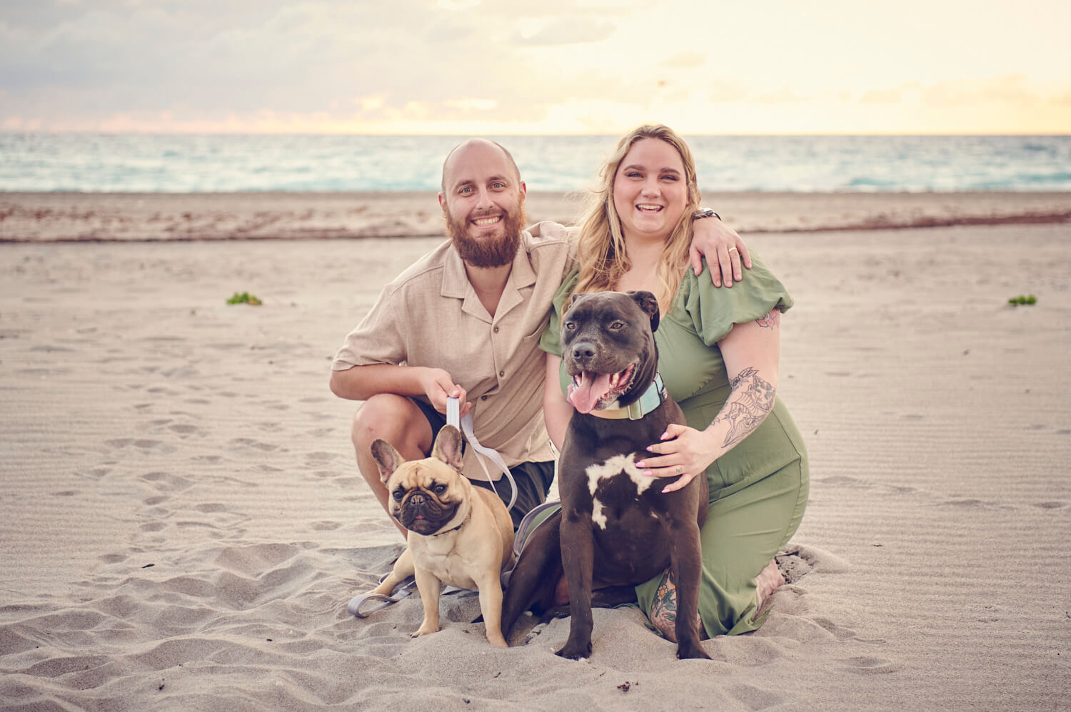 Jupiter Beach Photoshoot with Dogs