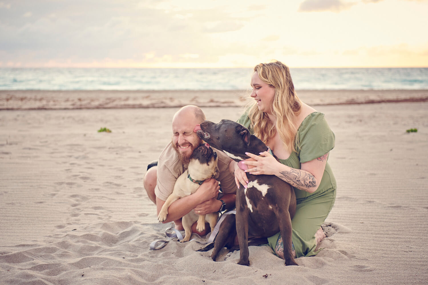 Jupiter Beach Photoshoot with Dogs