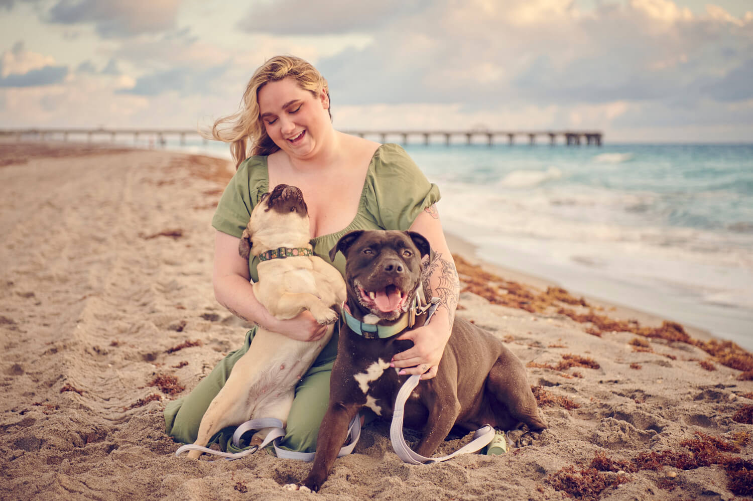 Juno Beach Photoshoot with Dogs