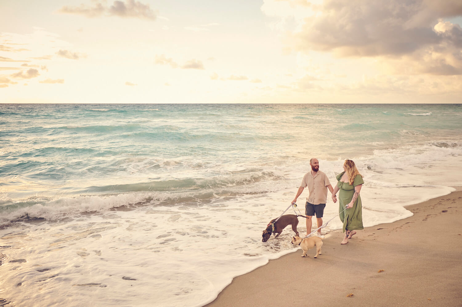 Juno Beach Pier Photoshoot with Dogs