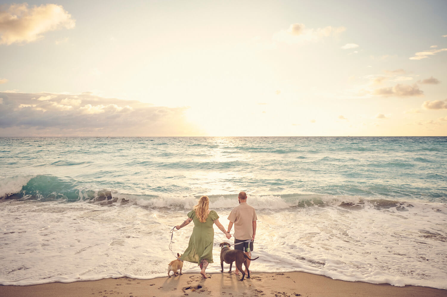 Juno Beach Pier Photoshoot with Dogs