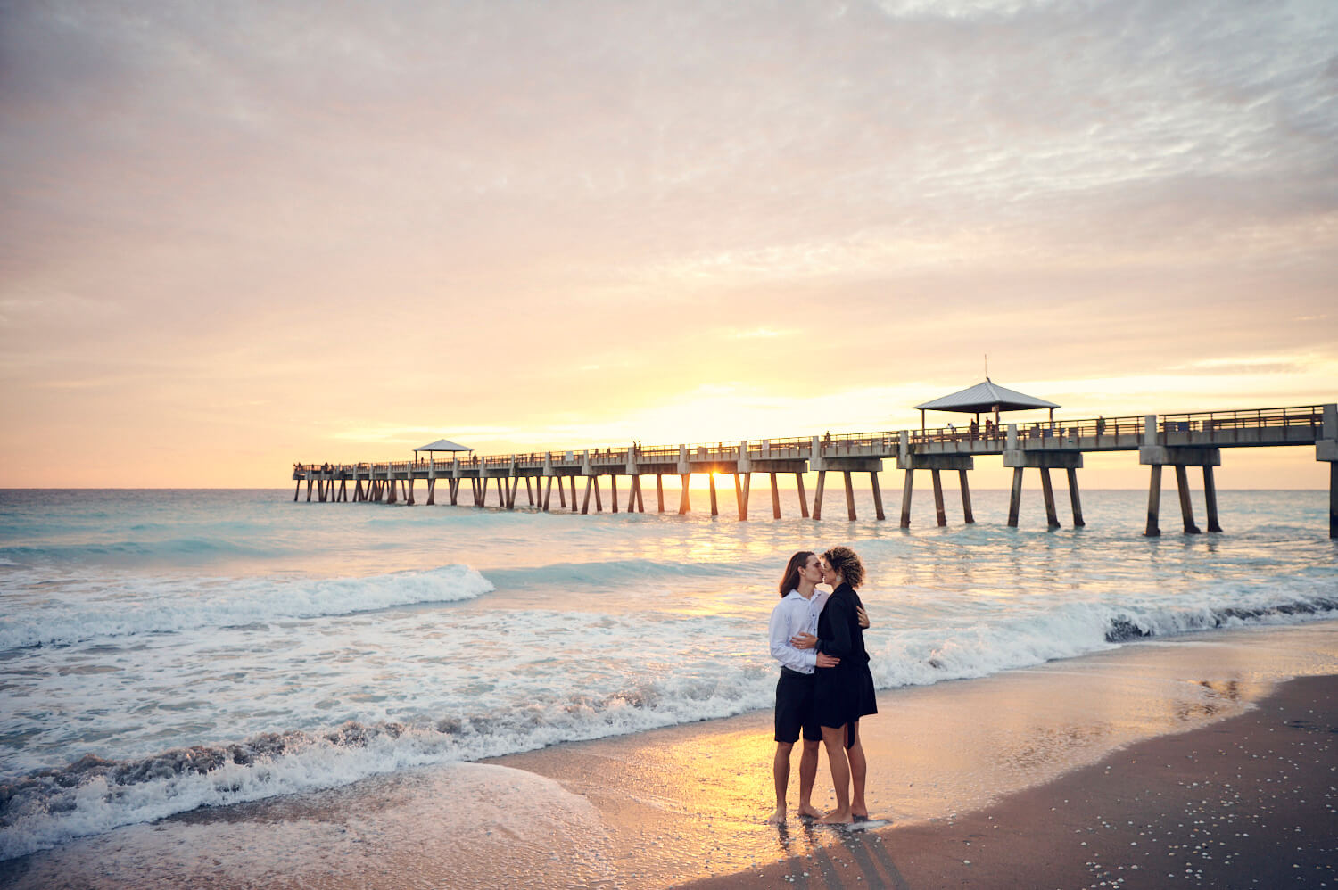 Engagement Session at Juno Beach Pier