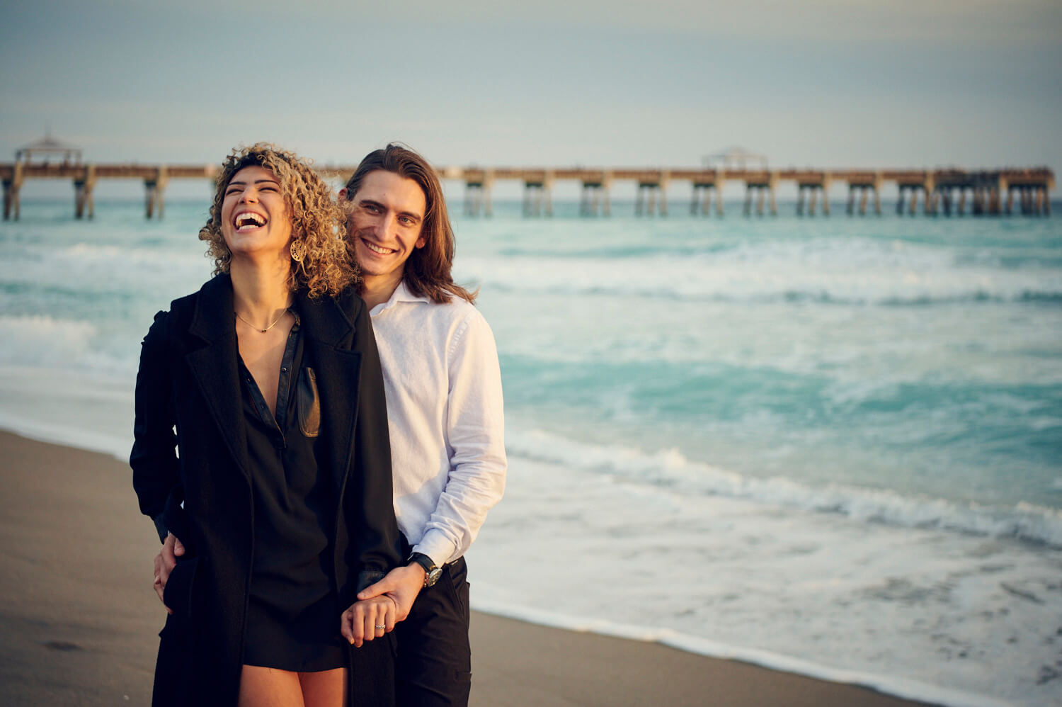 Engagement Session at Juno Beach Pier