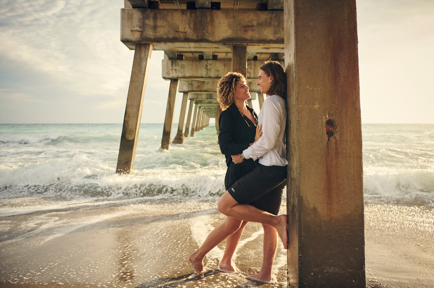 Engagement Session at Juno Beach Pier