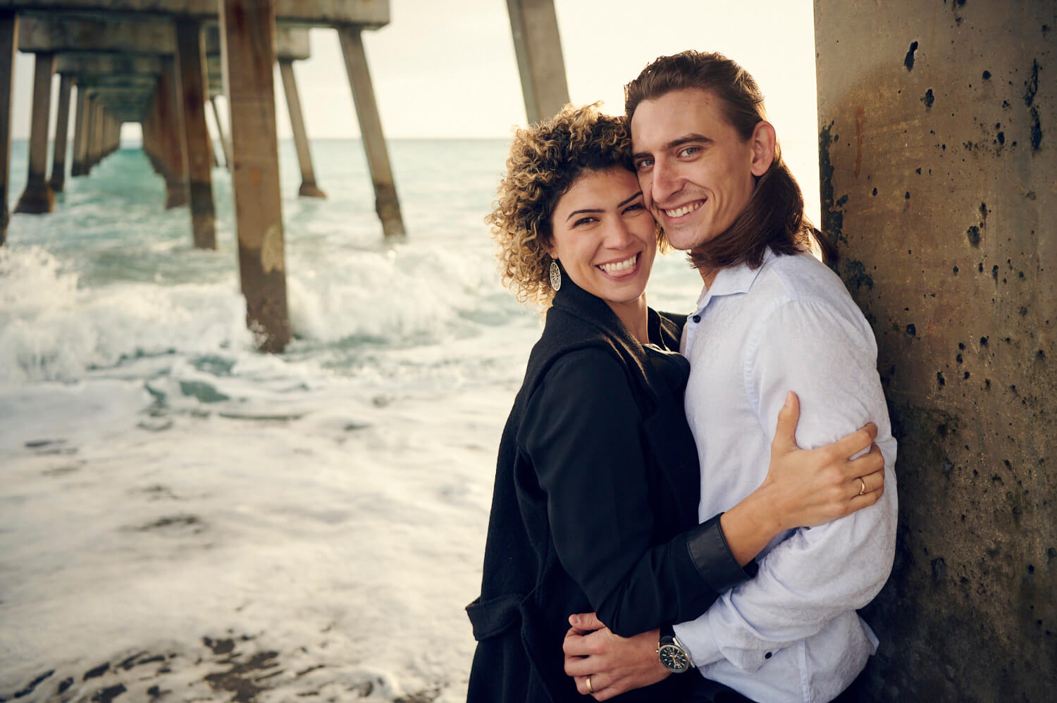 Engagement Session at Juno Beach Pier