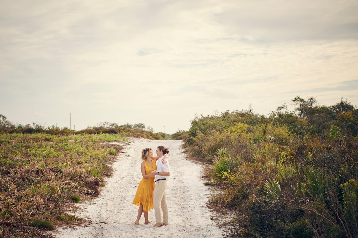 Engagement Session at Juno Dunes